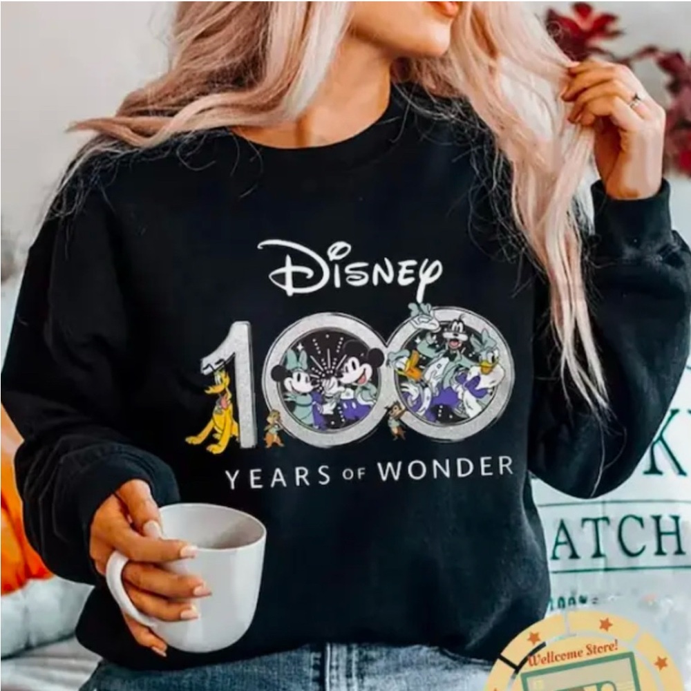 100 Years  of Disney’s  Crew  Neck  Sweater